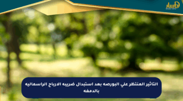 التأثير المنتظر على البورصة بعد استبدال ضريبة الأرباح الرأسمالية بالدمغة